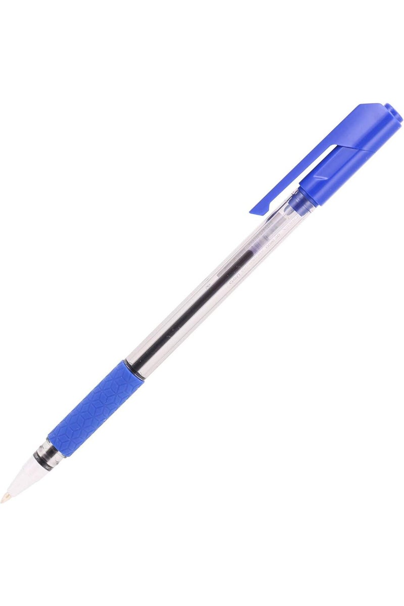 Deli Arrow 0.7mm Bullet Tip Ball Point Pen, Blue - 5 Peice - Image 4